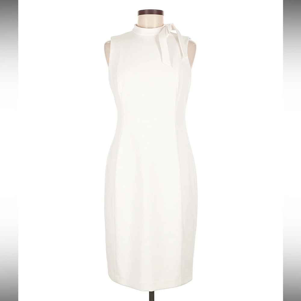 Calvin Klein Ivory Midi Dress